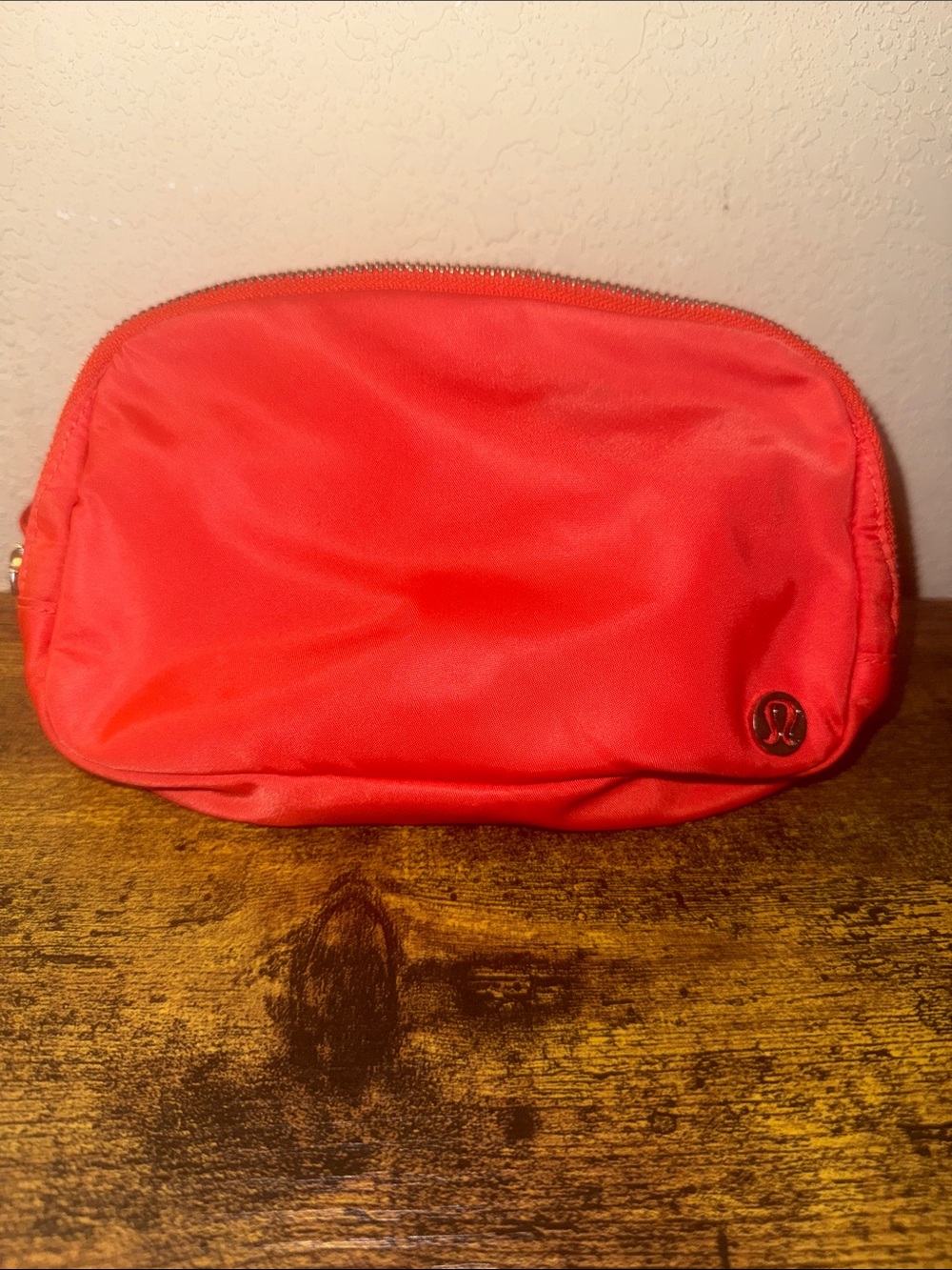 lululemon athletica Orange-Red Cosmetic Case
